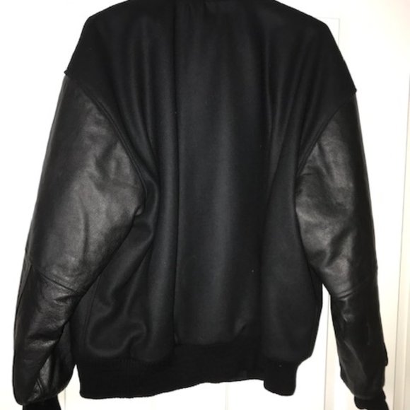 KCSM stadium jacket, wool blend and leather M/L - Picture 6 of 14